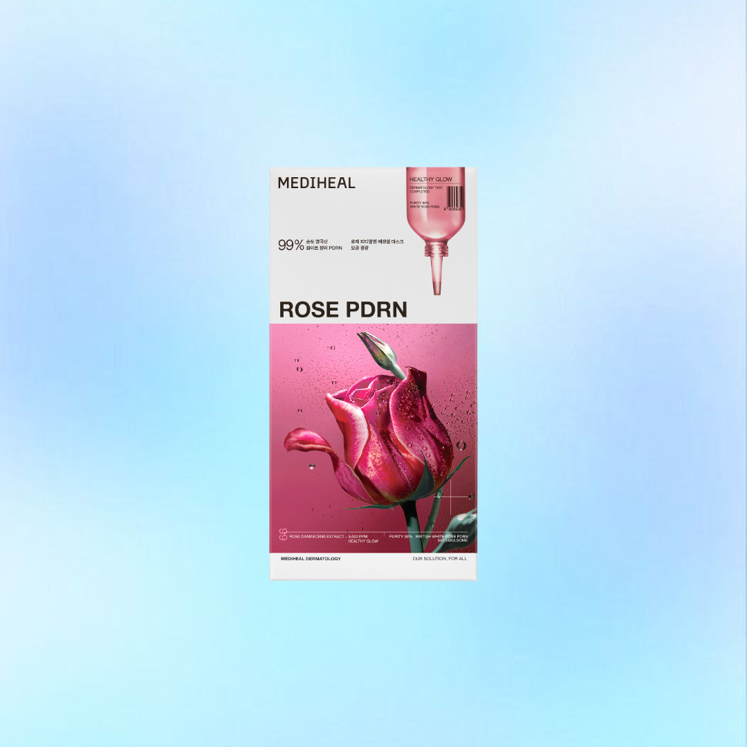 玫瑰PDRN MEDIHEAL ROSE PDRN ESSENTIAL MASK_HEALTHY GLOW 10PCS