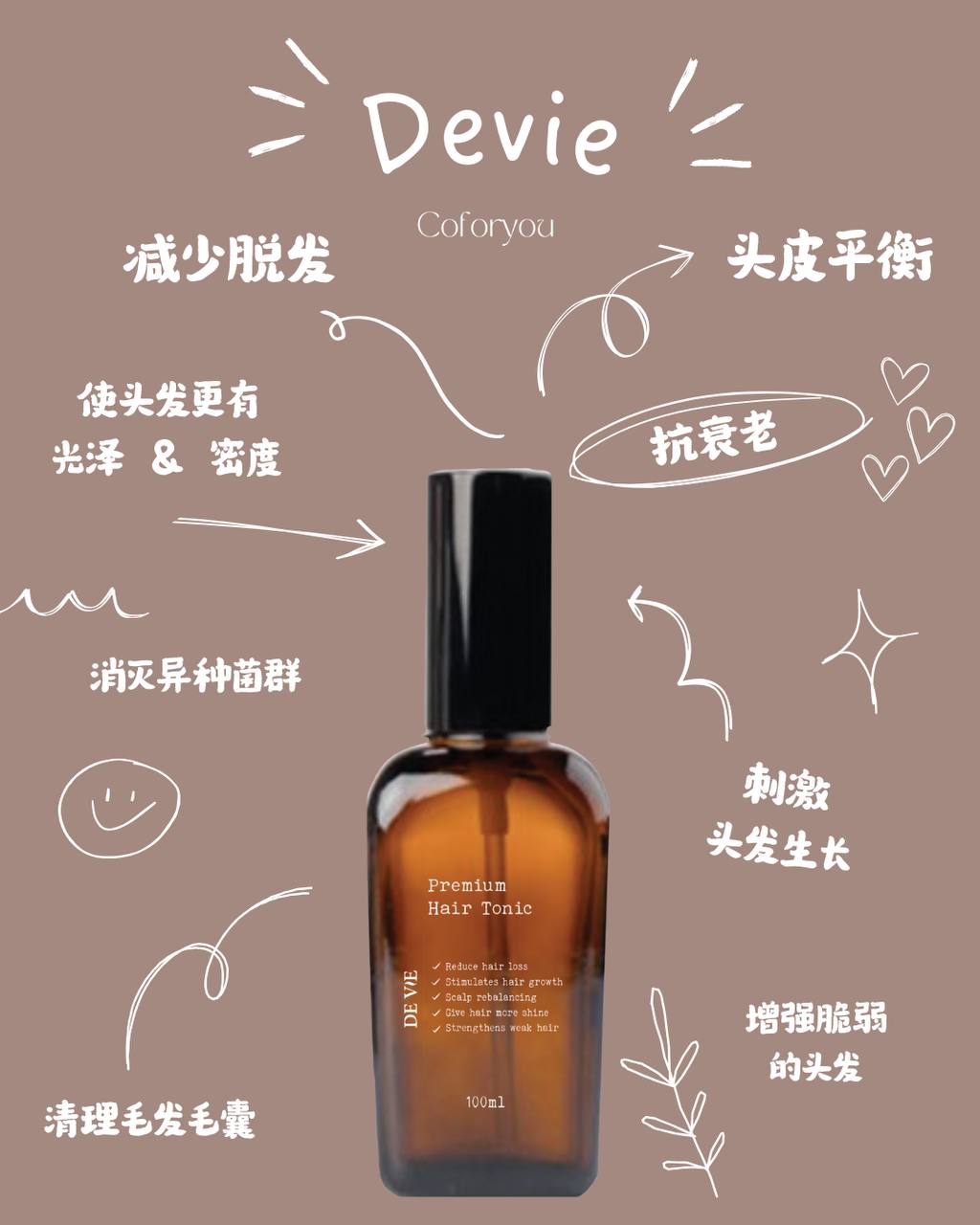 🧐 带你找出脱发的原因 ｜🌿 Devie 头皮养护哲学：清・调・补